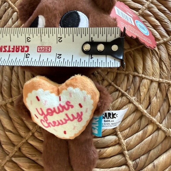 NEW Bark Box Teddy Baker Valentine’s Dog Plush Toy - Picture 5 of 5